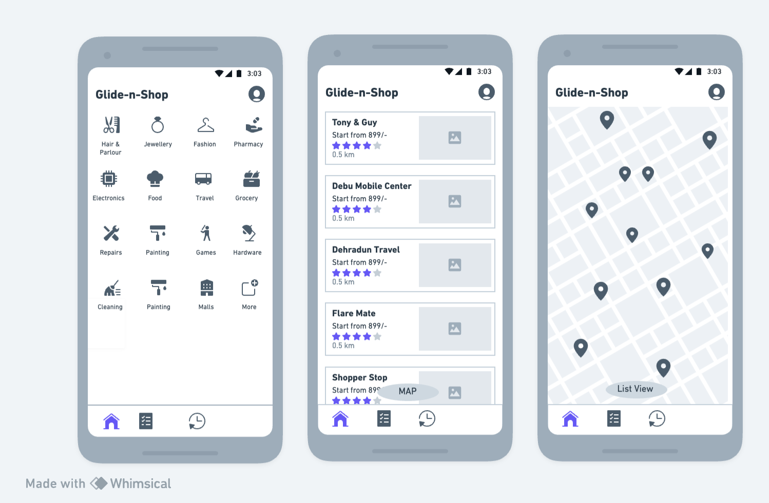 Discovery image Wireframe